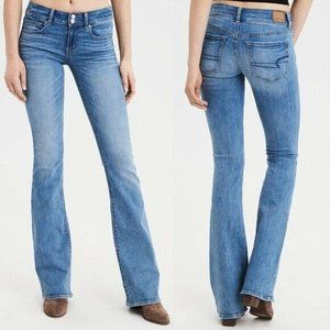 American Eagle Jeans Artist Stretch Flared Boho 00
